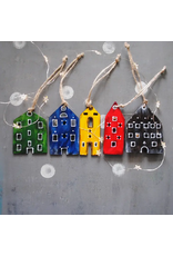 JM Handmade Colorful Scandinavian Houses Ornament / Decoration