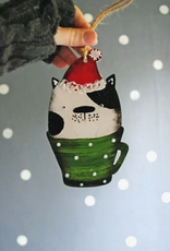 JM Handmade Cats in Cups Ornament / Decoration