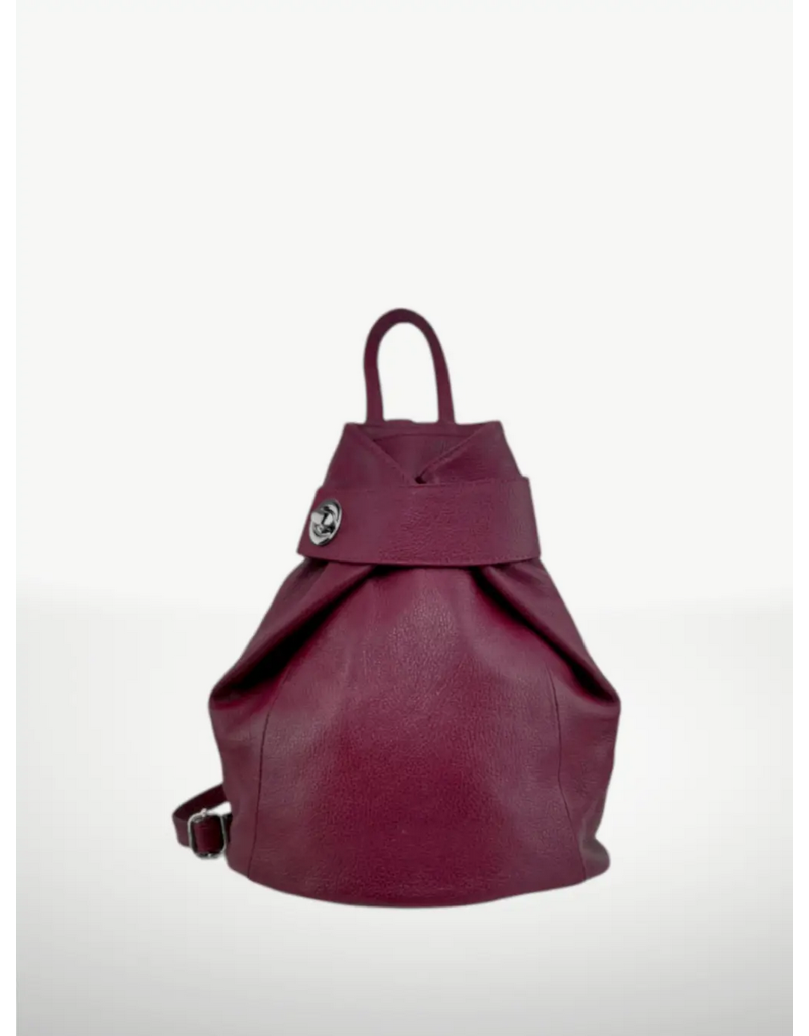 Women Leather Backpack Purse in Genuine Italian Leather 