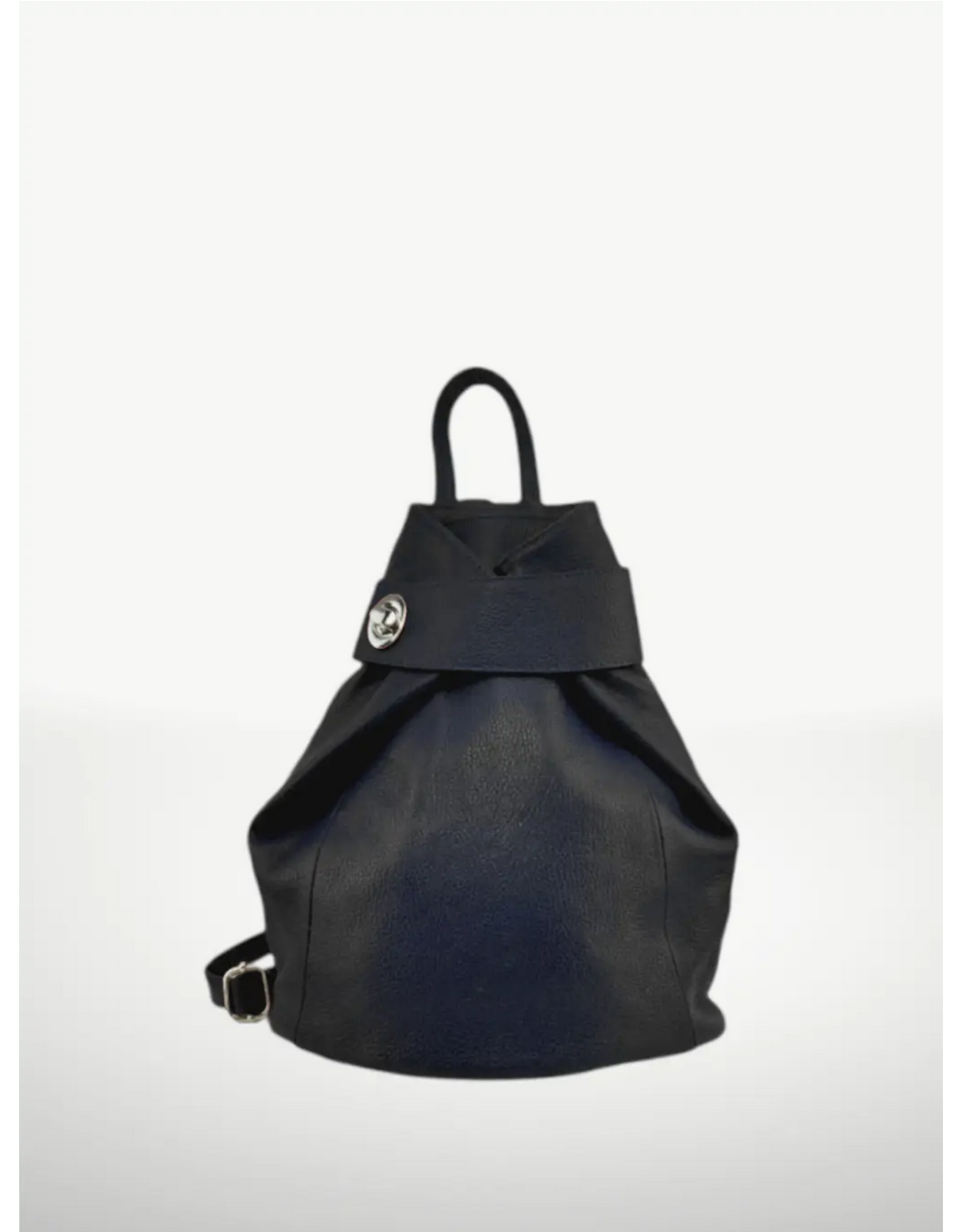 Leather Backpack Leather Shoulder Bag Drawstring Bag 