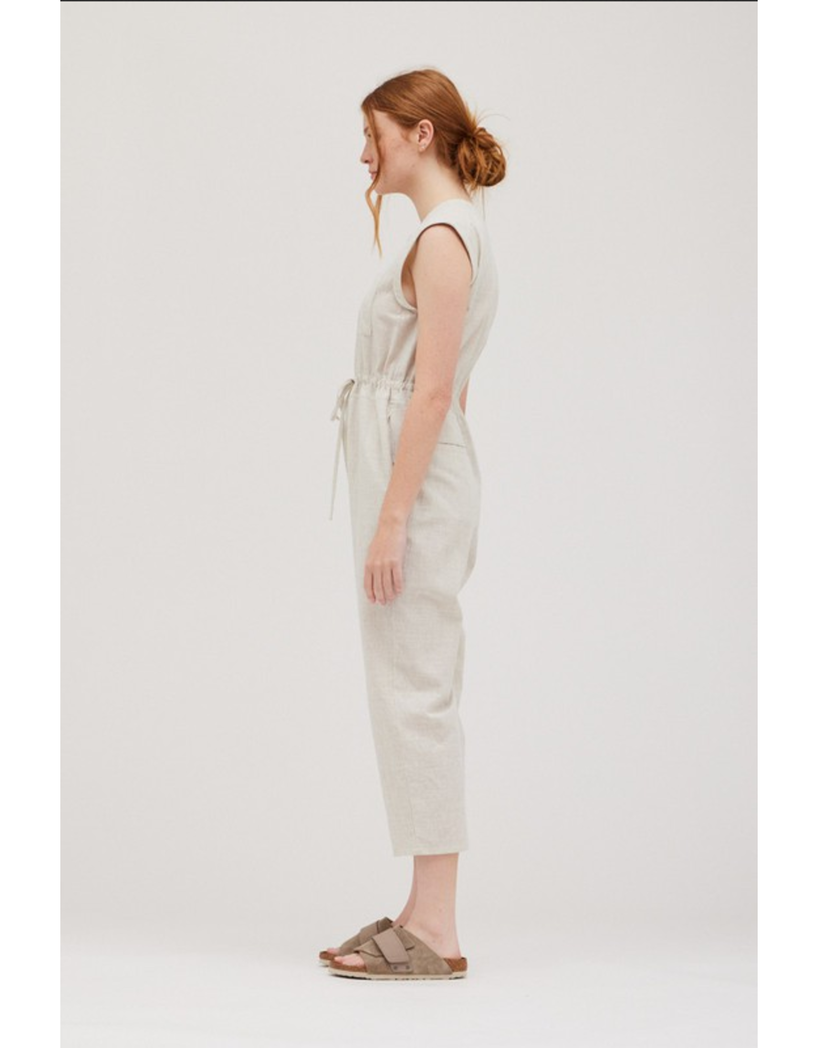 Grade and Gather Summer Stripe Jumpsuit - J Marcel