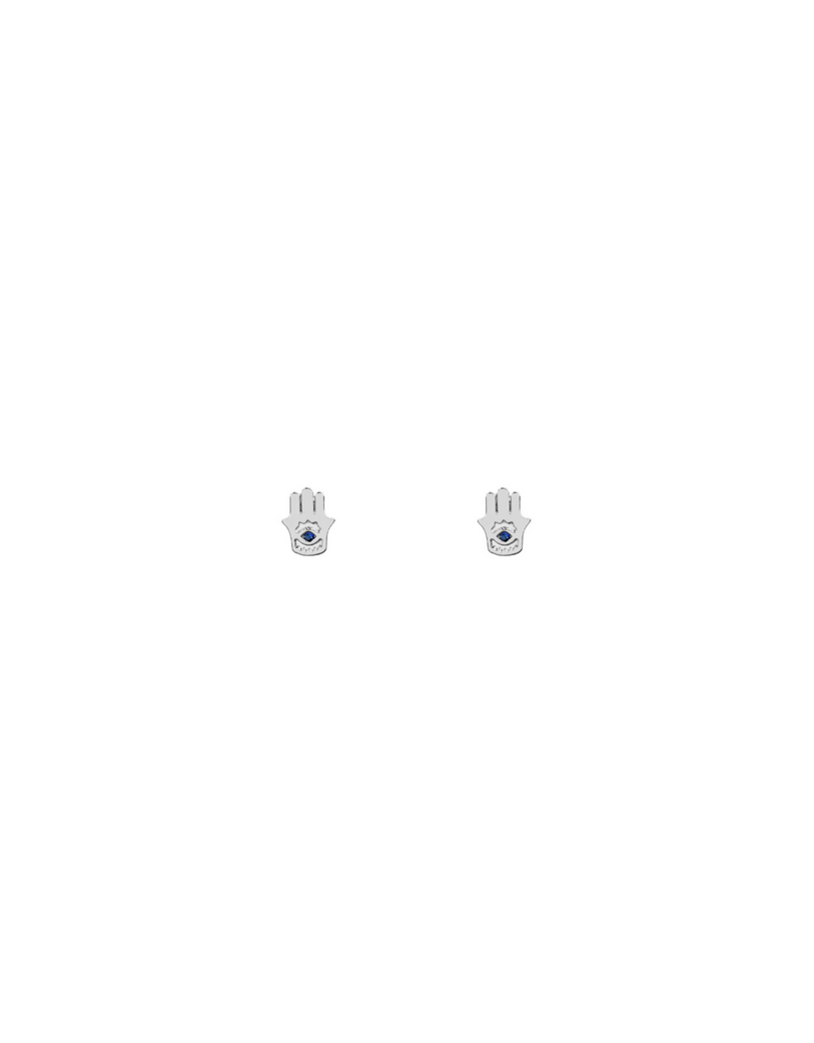 Secret Box Dipped Hamsa Hand Stud Earrings