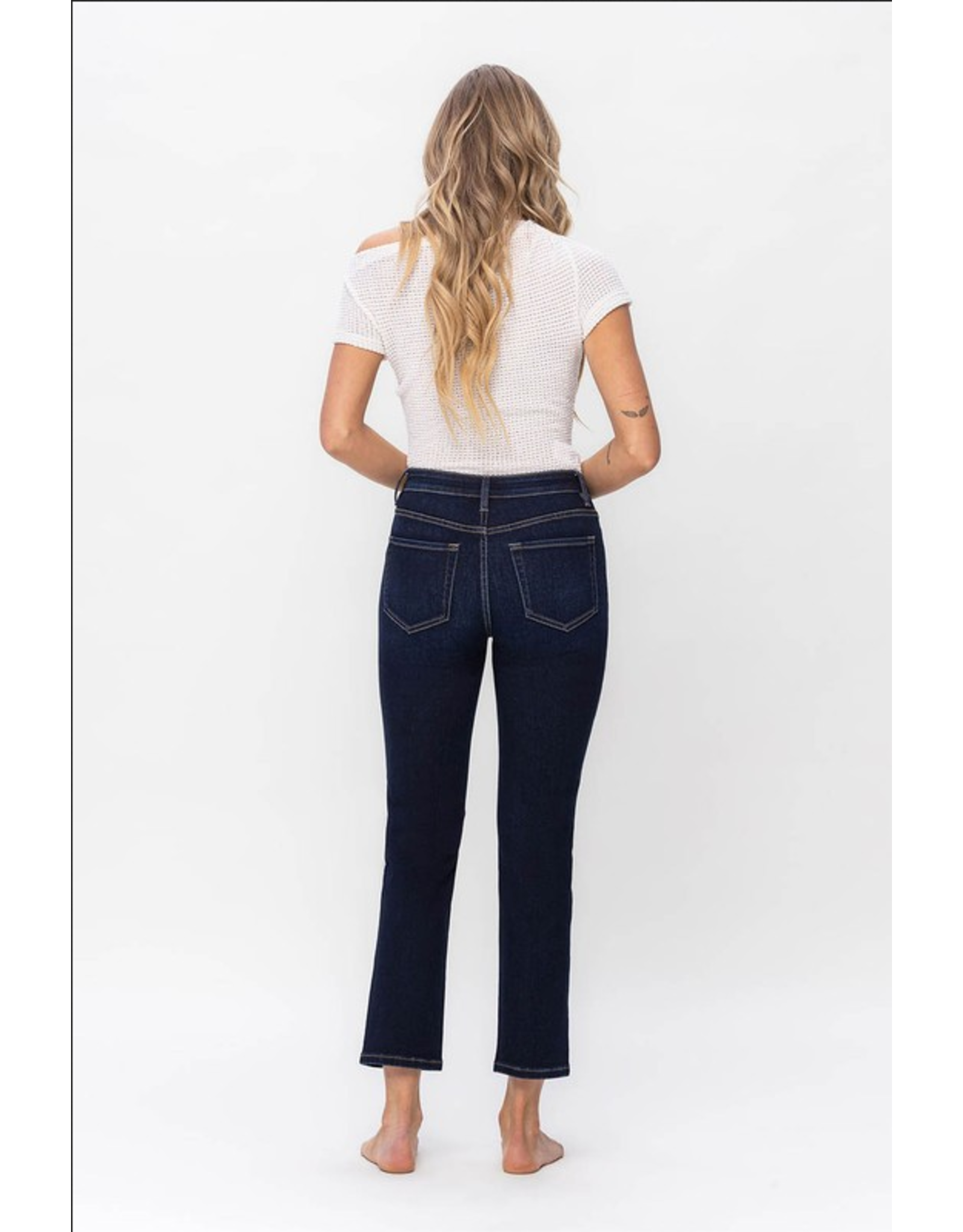 Vervet by Flying Monkey High Rise Slim Straight Ankle Jeans