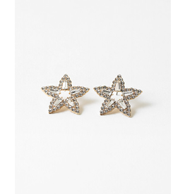 Blue Suede Jewels CZ Star Earrings