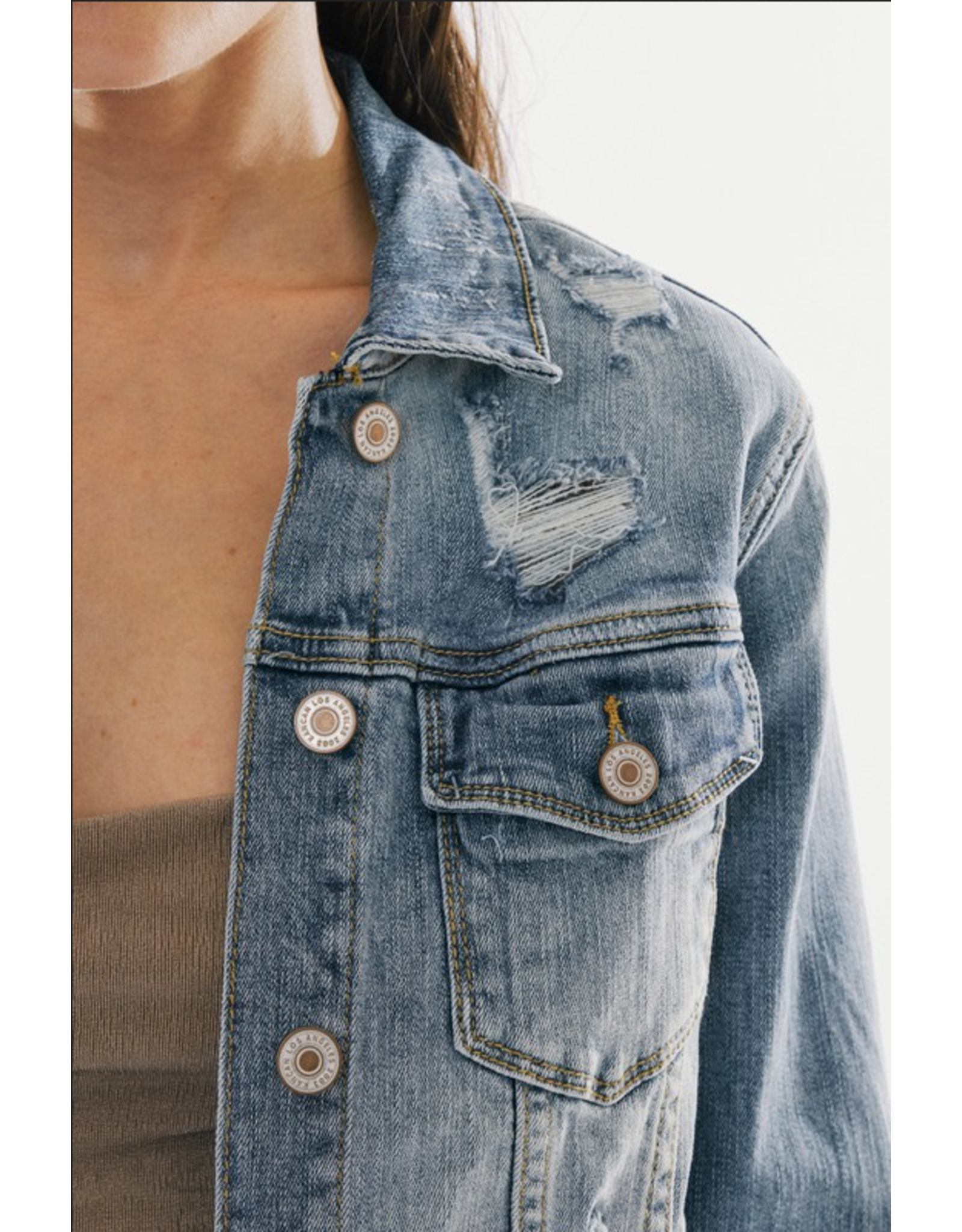 Kancan Trucker Denim Jean Jacket