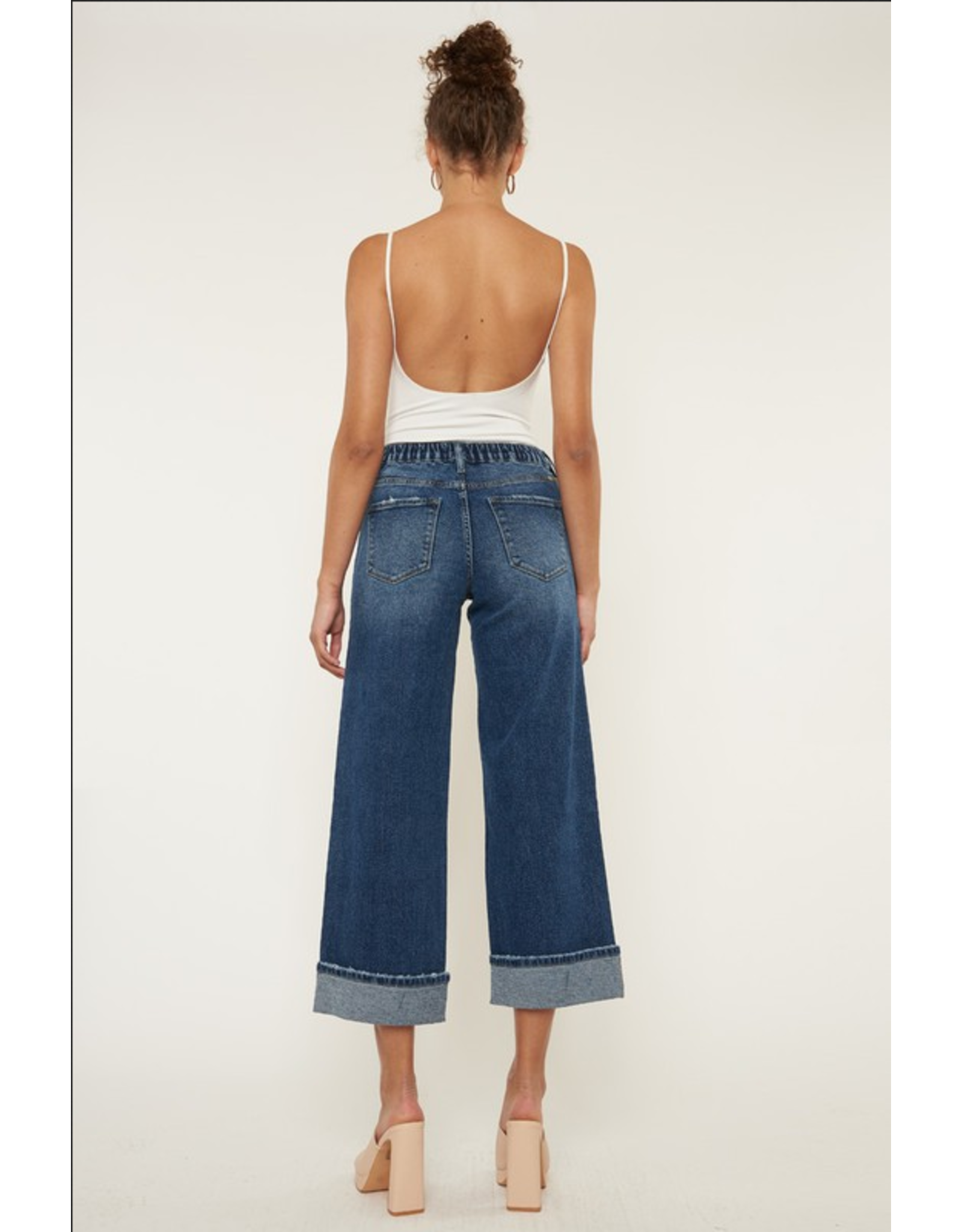 Kancan High Rise Wide Leg Jeans