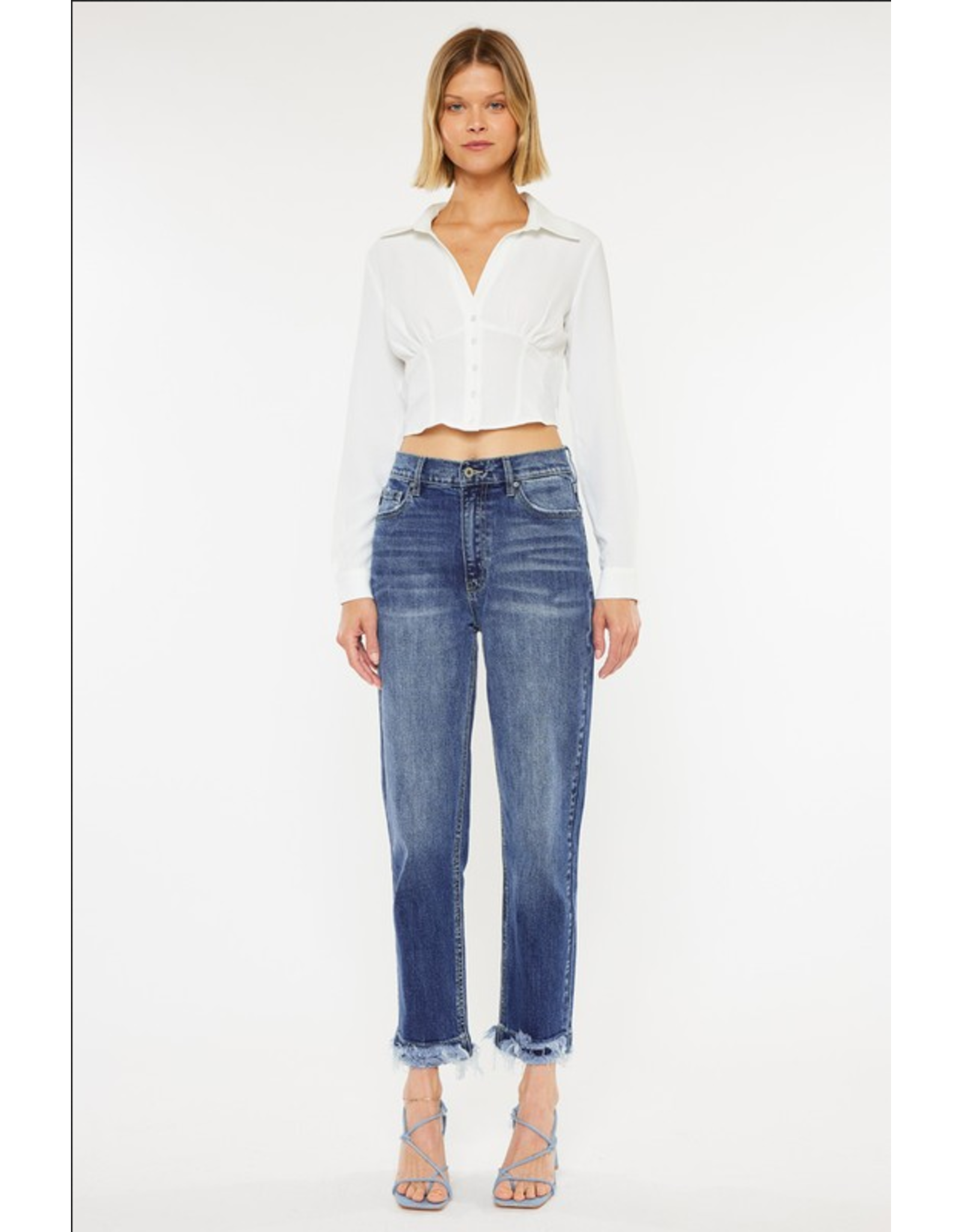 Kancan High Rise Tapered Jeans