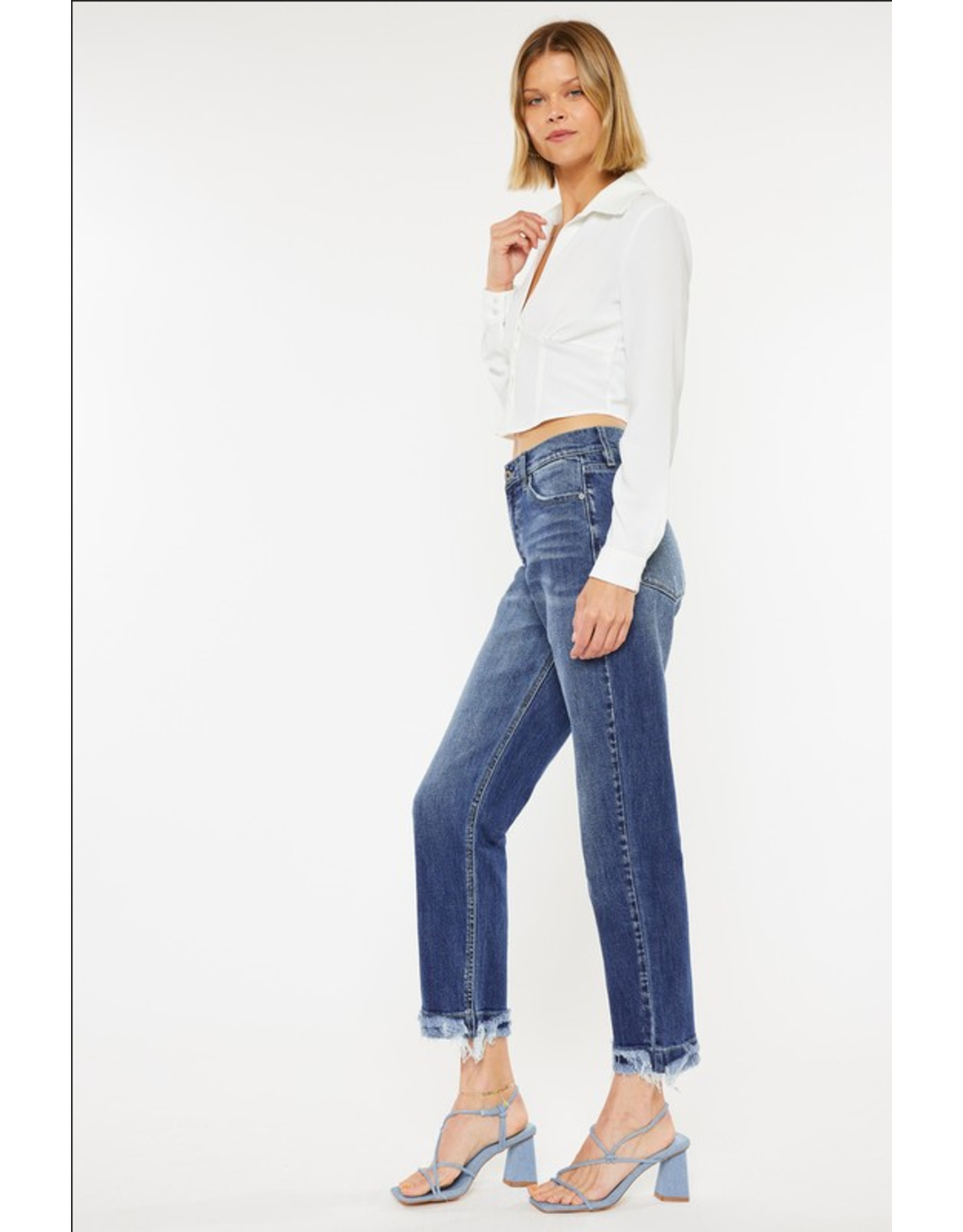 Kancan High Rise Tapered Jeans