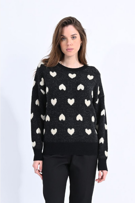 Heart Pattern Sweater from Molly Bracken - J Marcel