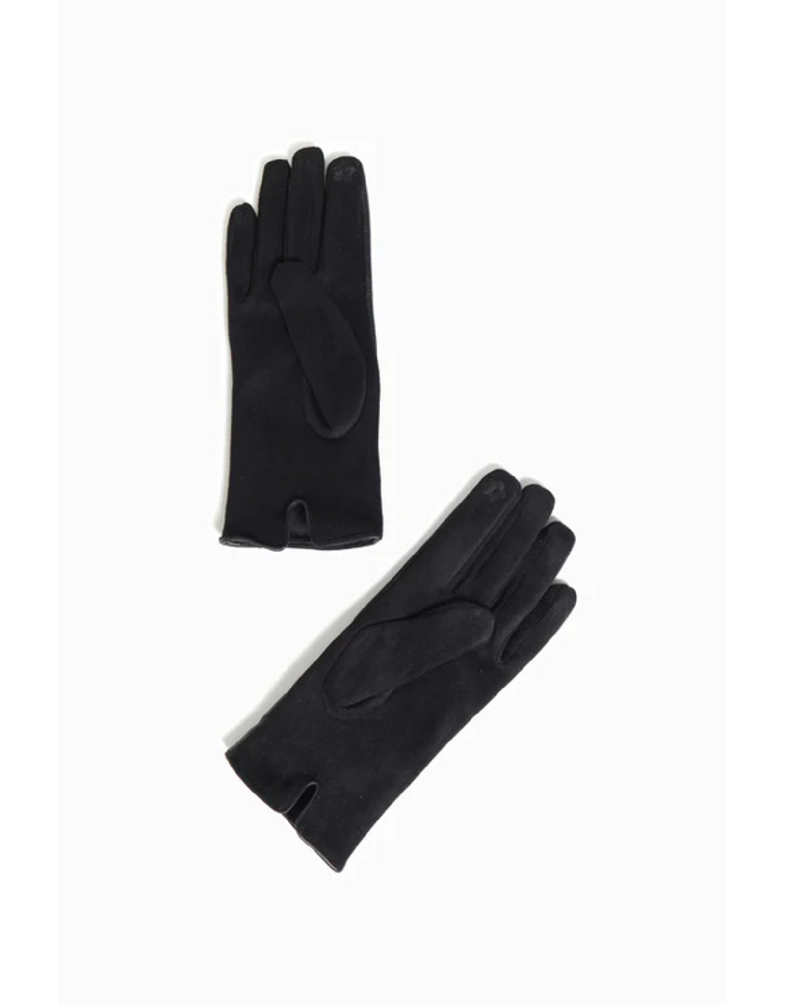 Quilted Faux Leather Gloves from Look by M J Marcel