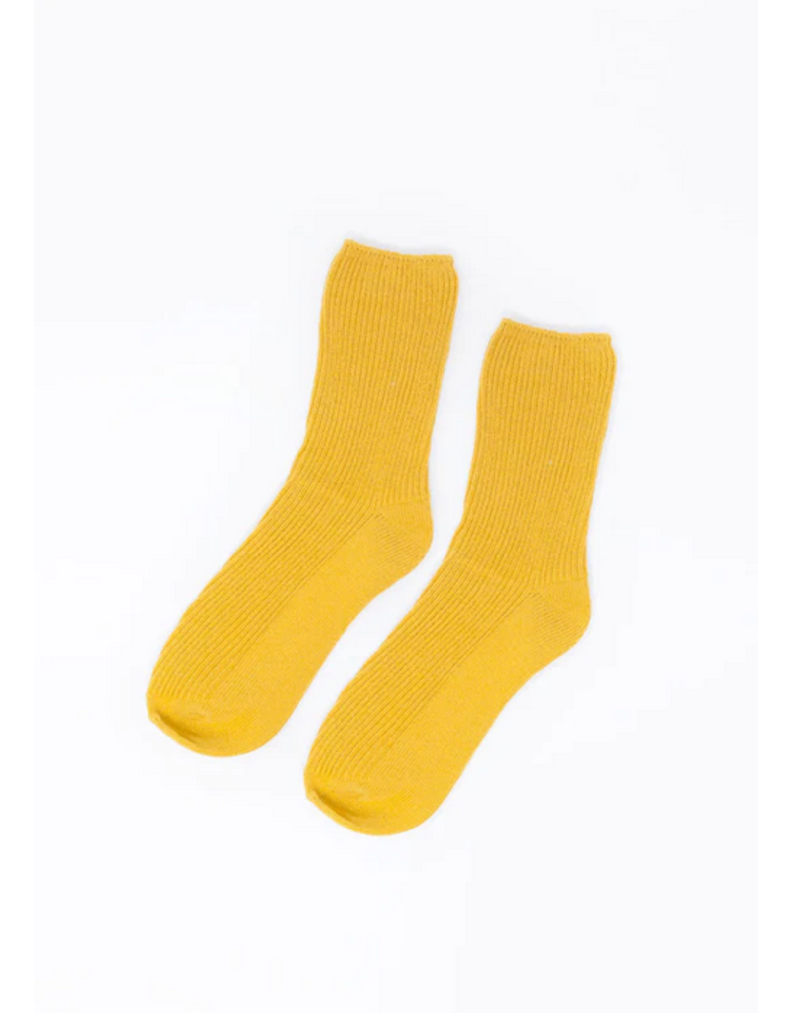 Look By M Ribbed Crew Socks