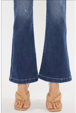 Kancan Petite Mid-Rise Flare Jeans