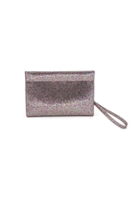 BC Handbags Sparkly Wristlet Clutch