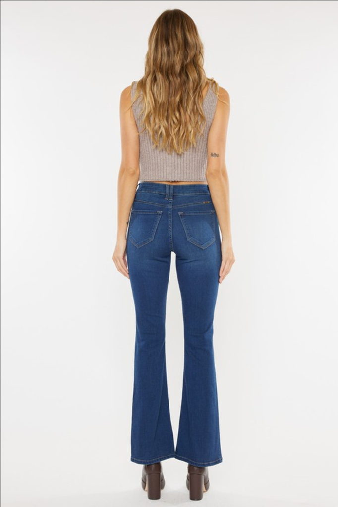 Kancan Petite High Rise Bootcut Jeans
