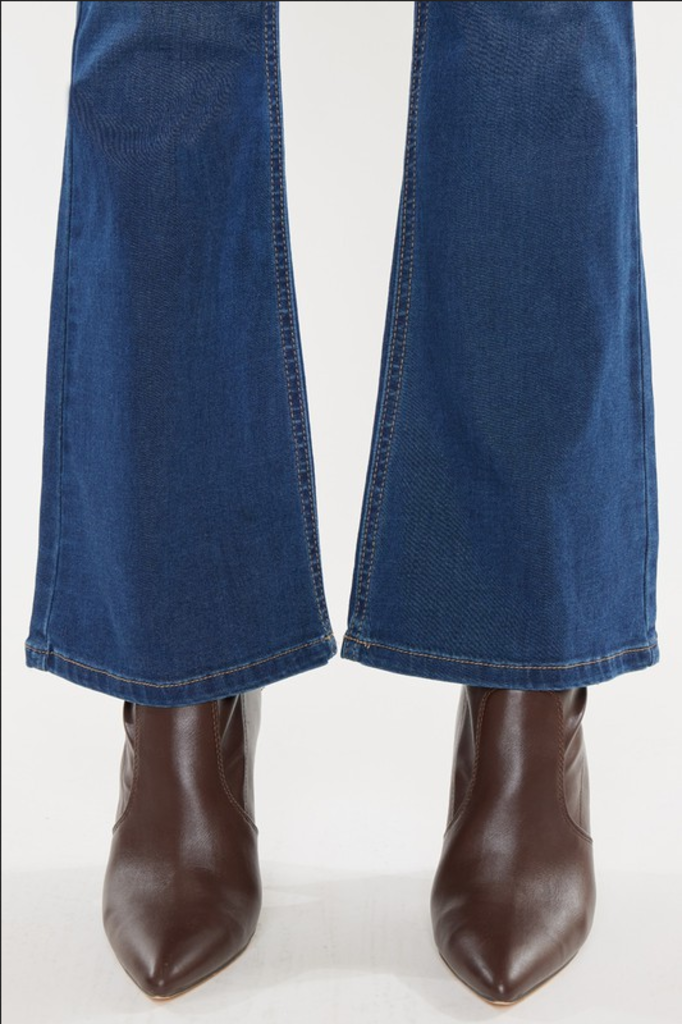 Kancan Petite High Rise Bootcut Jeans