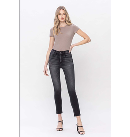 Flying Monkey High Rise Skinny Jean in Washed Black