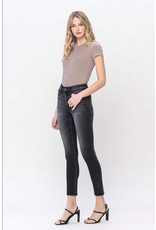 Flying Monkey High Rise Skinny Jean in Washed Black