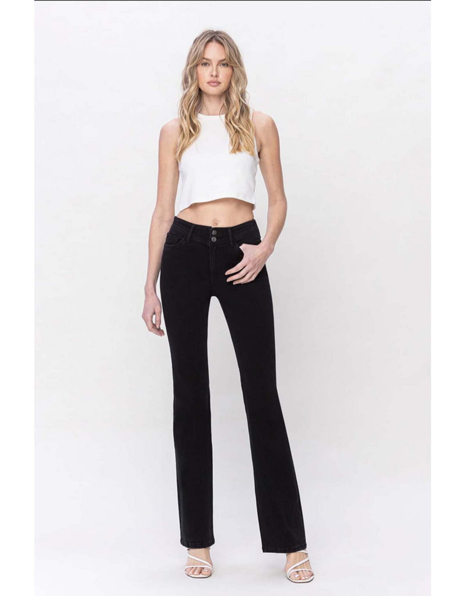 Flying Monkey Contrast Panel Crop Jeans