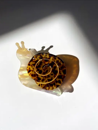 Solar Eclipse Hand-painted Snail Claw Hair Clip