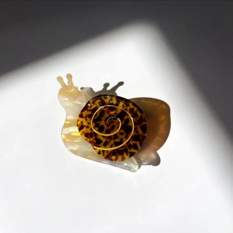 Solar Eclipse Hand-painted Snail Claw Hair Clip