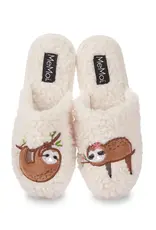 Me Moi Lazy Days Sloth Slippers