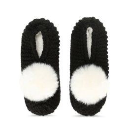 Me Moi Recycled Knit Sherpa Lined Slippers