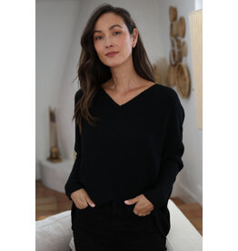 Nostalgia Luxurious V Neck Pullover Sweater