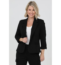 Nostalgia Italian Made Black Classic Blazer ONE SIZE