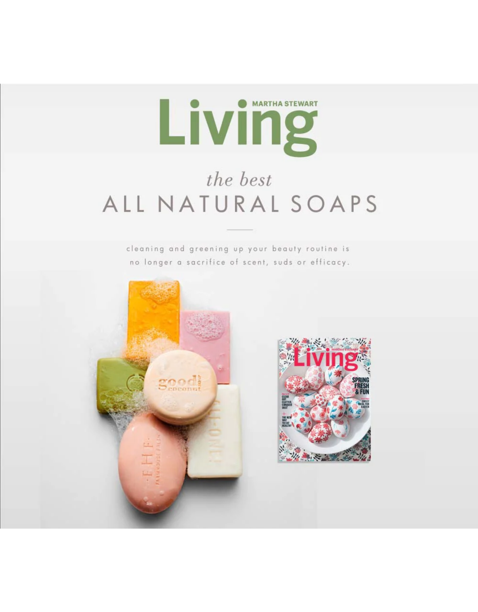 Coconut Cream Shea Butter Bar Soap from Farmhouse Fresh J Marcel