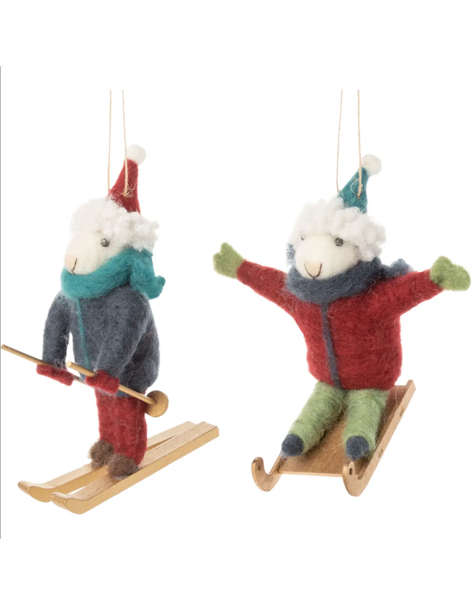 Silver Tree Home & Holiday Felted Sporty Mice