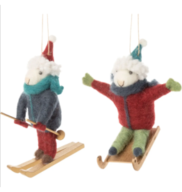 Silver Tree Home & Holiday Felted Sporty Mice