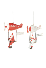 Silver Tree Home & Holiday Flying Machines Ornament