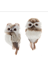 Kurt Adler Brown & Gray Owl Ornament