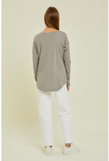 Be Cool Garment Dyed Long Sleeve T Shirt