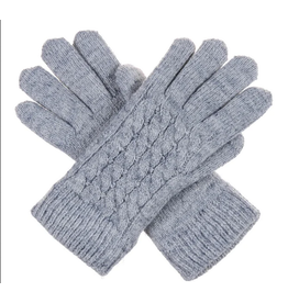 Ben's Wholesale Knit Double Layer Fur Lining Gloves