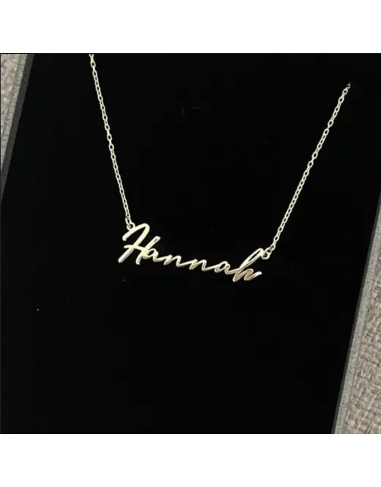 Joy Personalized Custom Handwriting Name Necklace