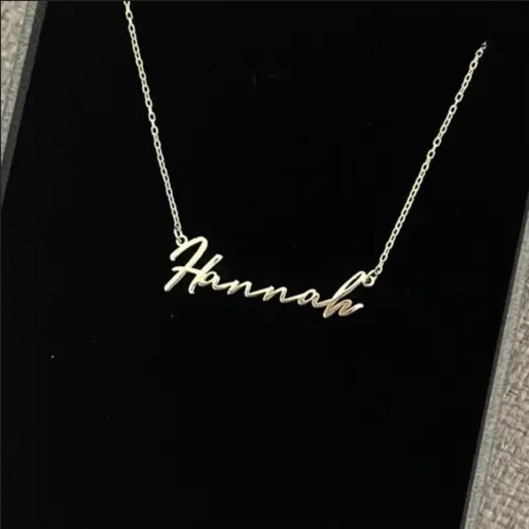 Personalized Custom Handwriting Name Necklace