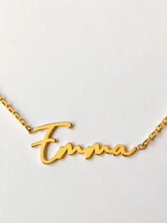 Personalized Custom Handwriting Name Necklace Personalized Custom Handwriting Name Necklace