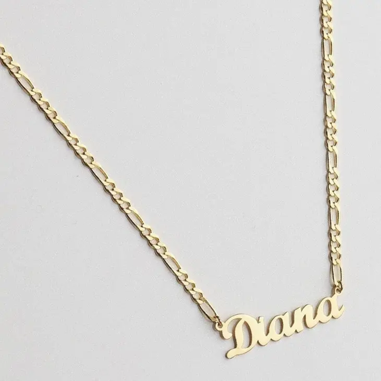 Personalized Figaro Chain Name Necklace