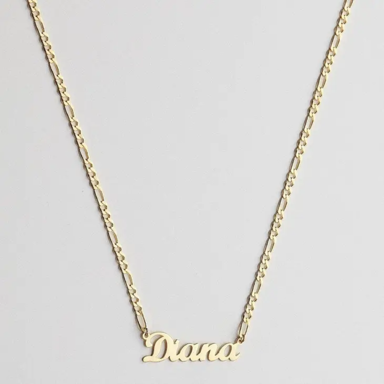 Personalized Figaro Chain Name Necklace