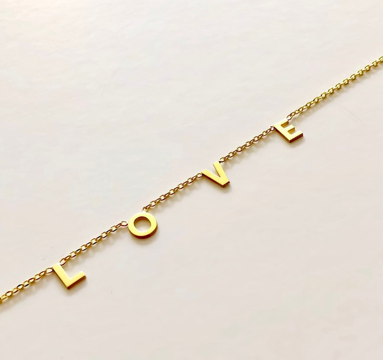 Personalized Custom Initial Name Necklace
