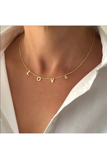 Joy Personalized Custom Initial Name Necklace