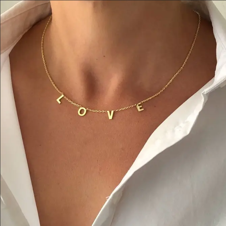 Personalized Custom Initial Name Necklace