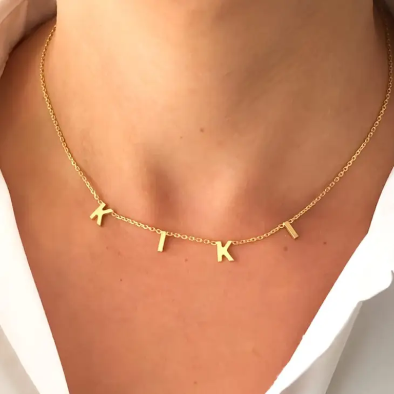 Personalized Custom Initial Name Necklace