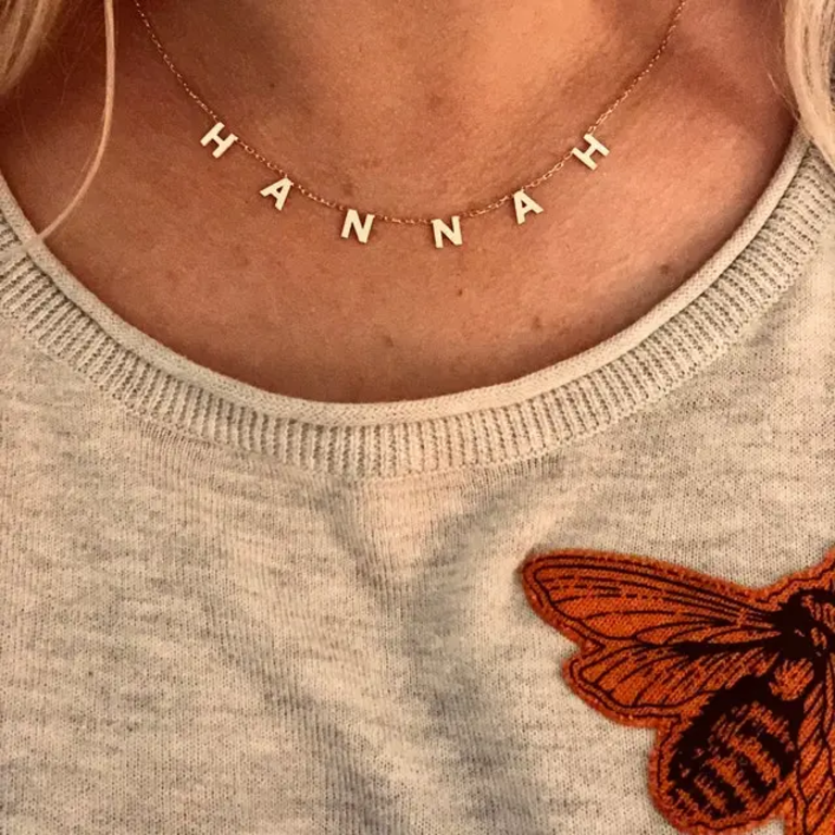 Personalized Custom Initial Name Necklace