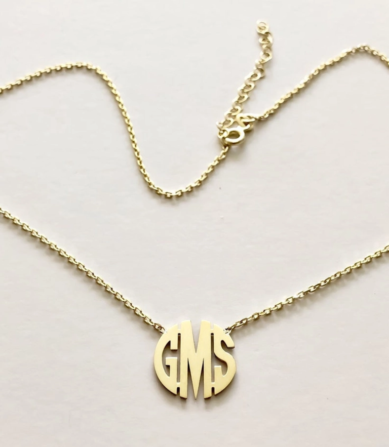 Personalized Custom Monogram Necklace