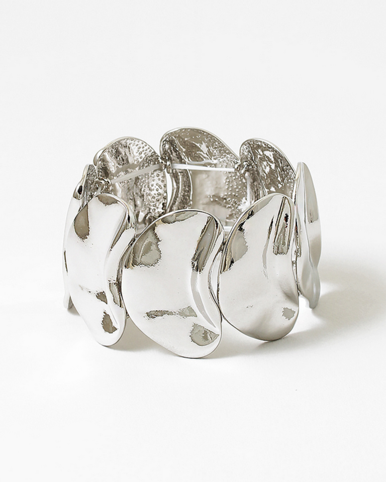 Blue Suede Jewels Statement Stretch Bracelet