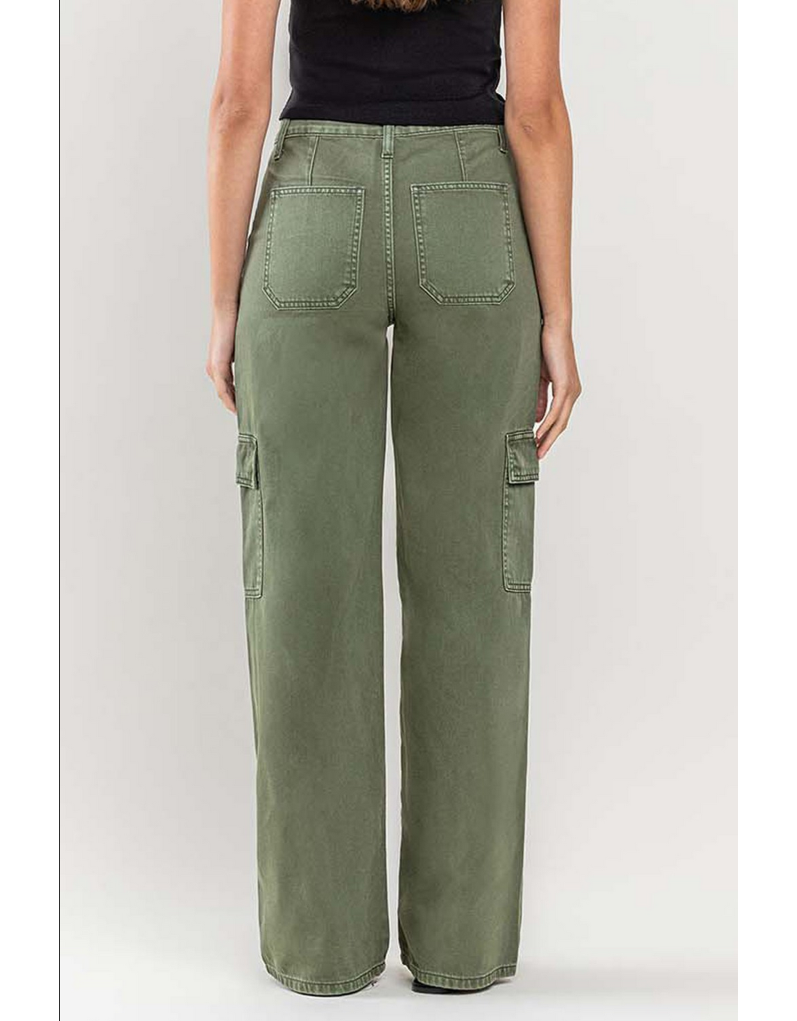  Ownwfeat Cargo Pants Women with Pockets High Waist