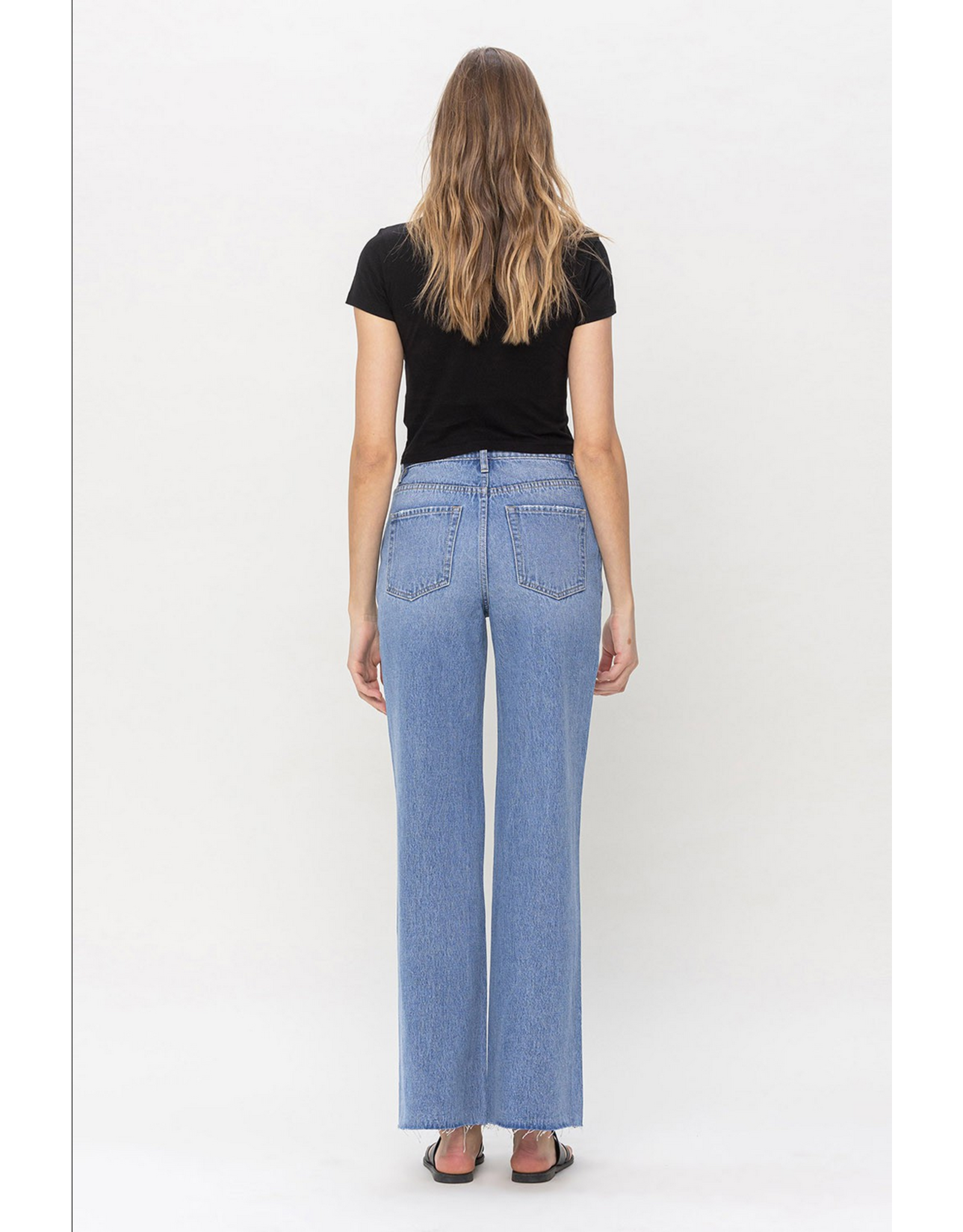 90's Super High Rise Loose Fit Jeans from Vervet by Flying Monkey - J Marcel