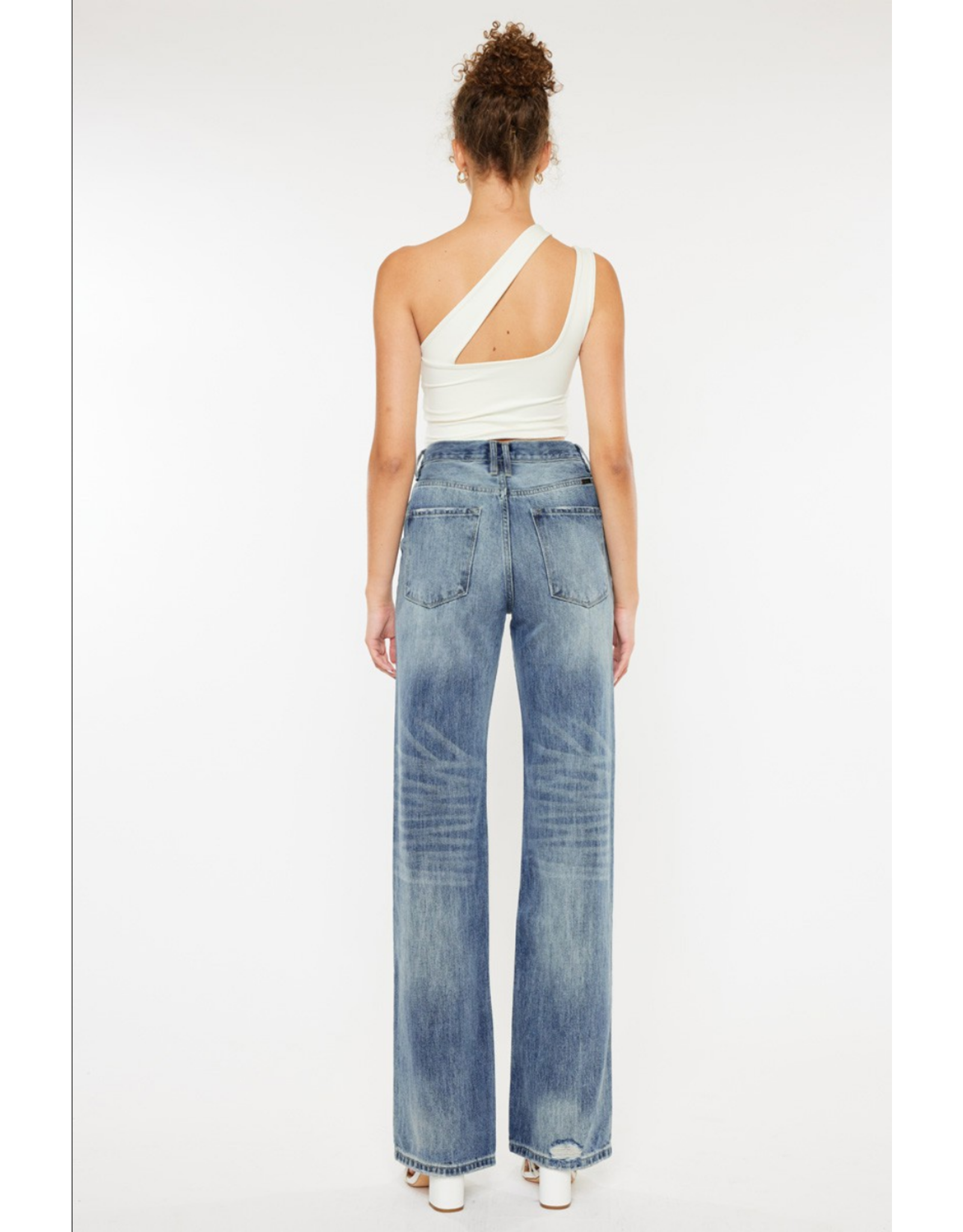 90's Ultra High Rise Flare Jeans from Kancan - J Marcel